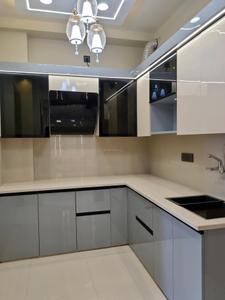 Kitchen Image of 900 Sq.ft 3 BHK Apartment / Flat for sale in Nangli Sakrawati New Delhi for Rs. 7500000