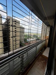 Balcony Image of 660 Sq.ft 1 BHK Apartment / Flat for sale in Vishesh Balaji Symphony Wing I to K, Shilottar Raichur Navi Mumbai for Rs. 4700000