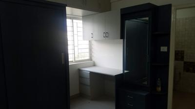 Bedroom Image of 1500 Sq.ft 3 BHK Apartment / Flat for rent in Neeraja Sarovar, Battarahalli Bengaluru for Rs. 40000