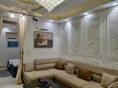 Living Room Image of 815 Sq.ft 3 BHK Apartment / Flat for rent in Dwarka Mor New Delhi for Rs. 32000