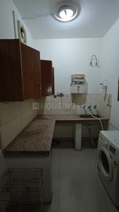 Kitchen Image of 594 Sq.ft 1 BHK Builder Floor for rent in Palam Vihar Gurgaon for Rs. 18000