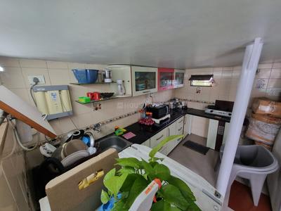 Kitchen Image of 400 Sq.ft 1 BHK Builder Floor for rent in Mahalakshmi Layout Bengaluru for Rs. 26000