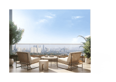 Image of 900 Sq.ft 2 BHK Apartment / Flat for sale in Rustomjee Vista Bay, Sewri, Mumbai for Rs. 36000000