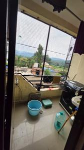 Balcony Image of 900 Sq.ft 2 BHK Apartment / Flat for rent in Gabdule Tarai Greenfields, Kirkatwadi Pune for Rs. 10000
