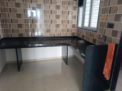 Kitchen Image of 1200 Sq.ft 3 BHK Apartment / Flat for rent in Vinayak Eastern River Residency Wing F, Pimple Gurav Pune for Rs. 30000