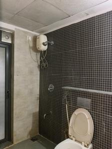 Common Bathroom Image of 876 Sq.ft 1 BHK Apartment / Flat for rent in Lodha Palava Downtown, Palava Phase 2 Thane for Rs. 15000