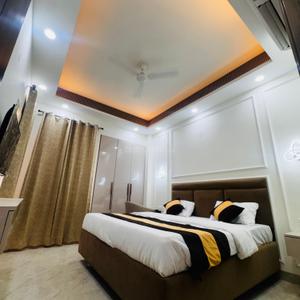 Bedroom Image of 1000 Sq.ft 1 BHK Apartment / Flat for rent in Sector 46 Gurgaon for Rs. 38000