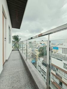 Balcony Image of 700 Sq.ft 1 BHK Builder Floor for rent in Indira Nagar Bengaluru for Rs. 40000