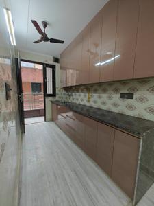 Kitchen Image of 380 Sq.ft 1 BHK Builder Floor for rent in Shalimar Bagh New Delhi for Rs. 17200