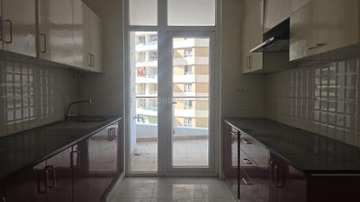 Kitchen Image of 1700 Sq.ft 3 BHK Apartment / Flat for rent in Mantri Manyata Lithos, Thanisandra Bengaluru for Rs. 58000