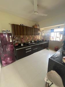 Kitchen Image of 1400 Sq.ft 3 BHK Apartment / Flat for rent in Bramha Skycity, Dhanori Pune for Rs. 44000