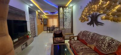 Hall Image of 1734 Sq.ft 3 BHK Apartment / Flat for rent in Crown Whistling Woods, Manchirevula Hyderabad for Rs. 60000