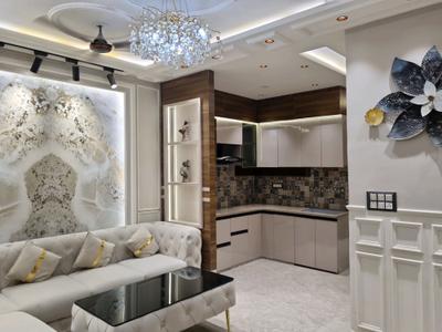 Living Room Image of 911 Sq.ft 3 BHK Apartment / Flat for rent in Dwarka Mor New Delhi for Rs. 35000
