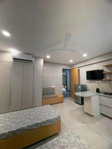 Bedroom Image of 521 Sq.ft 1 RK Apartment / Flat for rent in Vijay Nagar Indore for Rs. 16000