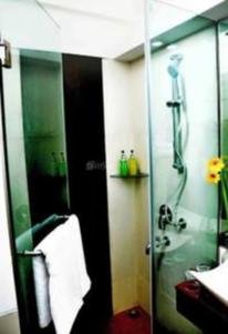 Bathroom Image of 320 Sq.ft 1 RK Apartment / Flat for rent in Qube Hebitac Apartment , Knowledge Park 3 Greater Noida for Rs. 15000
