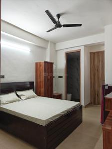 Bedroom Image of 350 Sq.ft 1 RK Apartment / Flat for rent in Sector 44 Noida for Rs. 17000