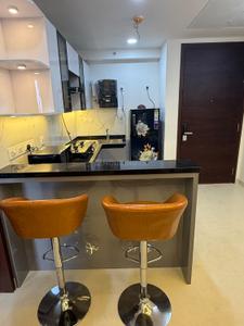 Kitchen Image of 984 Sq.ft 1 BHK Apartment / Flat for rent in Brigade Residences, Perungudi Chennai for Rs. 60000