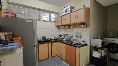 Kitchen Image of 1200 Sq.ft 2 BHK Apartment / Flat for rent in Harihara Enclave, HSR Layout Bengaluru for Rs. 40000