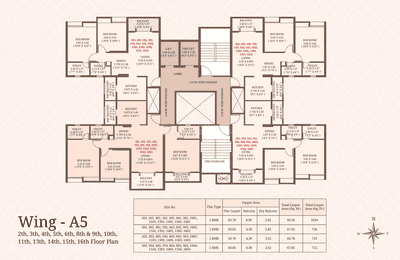 Image of 970 Sq.ft 2 BHK Apartment / Flat for sale in ARV Richvue, Mundhwa, Pune for Rs. 7000000