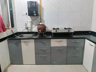 Kitchen Image of 2675 Sq.ft 4 BHK Apartment / Flat for sale in Goyal Riviera Harmony, Prahlad Nagar Ahmedabad for Rs. 25100000