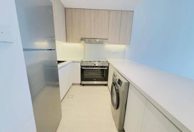 Kitchen Image of 891 Sq.ft 1 BHK Apartment / Flat for rent in Dubai Silicon Oasis Dubai for Rs. 178750