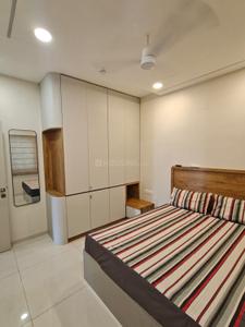 Bedroom Image of 1715 Sq.ft 3 BHK Apartment / Flat for rent in Rajapushpa Provincia, Narsingi Hyderabad for Rs. 82000