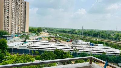 Balcony Image of 527 Sq.ft 2 BHK Apartment / Flat for rent in Adani Aangan, Shantigram Ahmedabad for Rs. 22000