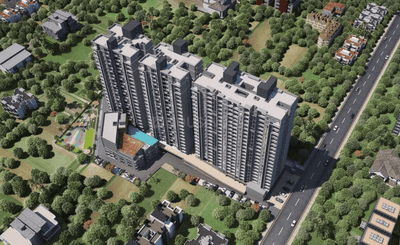 Image of 1495 Sq.ft 3 BHK Apartment / Flat for sale in Tulip Infinity Avana, Punawale, Pune for Rs. 17000000