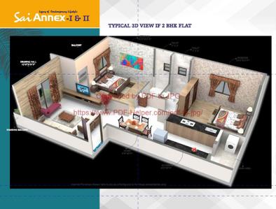 Image of 1150 Sq.ft 2 BHK Apartment / Flat for sale in Manish Nagar, Nagpur for Rs. 5100000