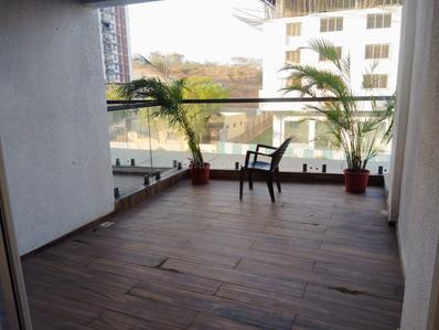 Balcony Image of 1500 Sq.ft 3 BHK Apartment / Flat for sale in Ikon Queens Tower, Mohammed Wadi Pune for Rs. 10400000