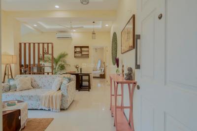 Hall Image of 800 Sq.ft 1 BHK Apartment / Flat for rent in Marna Siolim Goa for Rs. 45000
