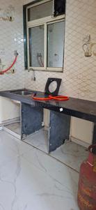Kitchen Image of 790 Sq.ft 1 BHK Builder Floor for rent in Rabale Navi Mumbai for Rs. 25000