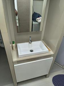 Bathroom Image of 500 Sq.ft 1 BHK Apartment / Flat for rent in Thane West Thane for Rs. 30000