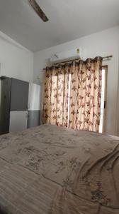 Bedroom Image of 910 Sq.ft 1 BHK Apartment / Flat for rent in Makarba Ahmedabad for Rs. 22000