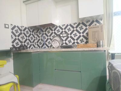 Kitchen Image of 600 Sq.ft 1 RK Apartment / Flat for rent in Thanisandra Bengaluru for Rs. 22000