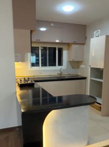 Kitchen Image of 2207 Sq.ft 4 BHK Apartment / Flat for rent in Sobha Windsor, Whitefield Bengaluru for Rs. 90000