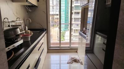 Kitchen Image of 770 Sq.ft 1 BHK Apartment / Flat for rent in Shagun Residency, Kalamboli Navi Mumbai for Rs. 18500