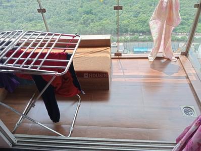 Balcony Image of 1061 Sq.ft 2 BHK Apartment / Flat for sale in Bhairaav Goldcrest Residency, Ghansoli Navi Mumbai for Rs. 21000000