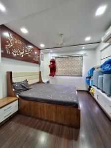 Bedroom Image of 1738 Sq.ft 3 BHK Apartment / Flat for sale in Happy Home Nakshatra Nebula, Rander Surat for Rs. 7000000