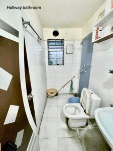 Bathroom Image of 1500 Sq.ft 3 BHK Apartment / Flat for rent in Hengrabari Guwahati for Rs. 30000