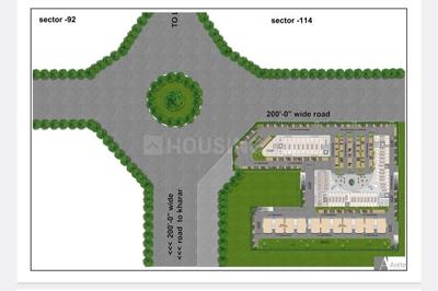 Image of 1301 Sq.ft 2 BHK Apartment / Flat for sale in Kharar, Mohali for Rs. 9190000