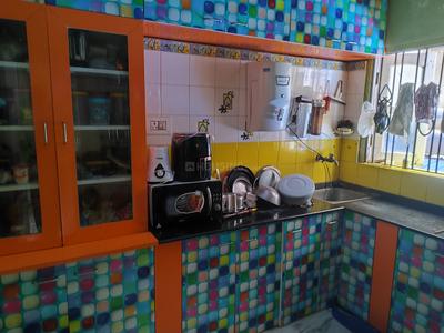 Kitchen Image of 1250 Sq.ft 3 BHK Apartment / Flat for sale in Shree Krishna Apartment, Bansdroni Kolkata for Rs. 8500000
