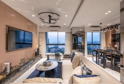Hall Image of 1455 Sq.ft 3 BHK Apartment / Flat for sale in Raymond The Address By GS Tower 3, Sion Mumbai for Rs. 57000000