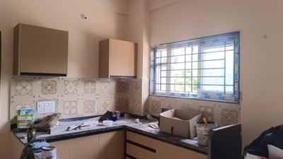 Kitchen Image of 750 Sq.ft 1 BHK Apartment / Flat for rent in Thanisandra Bengaluru for Rs. 22000