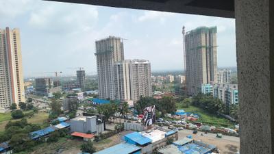 Living Room Image of 670 Sq.ft 2 BHK Apartment / Flat for rent in National Trinity Paradise Phase 1, Shilphata Thane for Rs. 17000