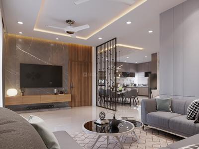 Hall Image of 700 Sq.ft 1 BHK Apartment / Flat for rent in Gaurs Heights, Vaishali Ghaziabad for Rs. 25000