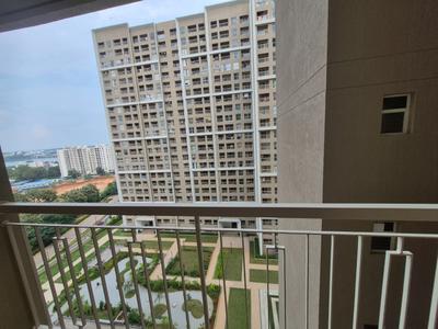 Balcony Image of 800 Sq.ft 2 BHK Apartment / Flat for rent in Sobha Dream Gardens, Thanisandra Bengaluru for Rs. 40000
