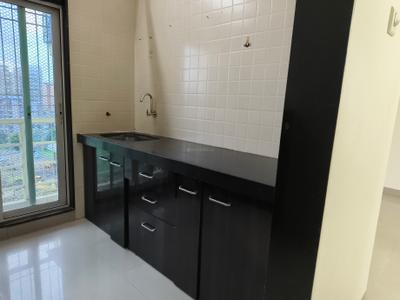 Kitchen Image of 715 Sq.ft 1 BHK Apartment / Flat for rent in Gajra Bhoomi Gardenia 1, Kalamboli Navi Mumbai for Rs. 18000