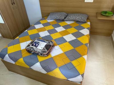 Bedroom Image of 380 Sq.ft 1 RK Apartment / Flat for rent in Mahadevapura Bengaluru for Rs. 19000