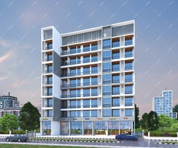 Building Image of 950 Sq.ft 2 BHK Apartment / Flat for sale in Airoli Navi Mumbai for Rs. 12900000